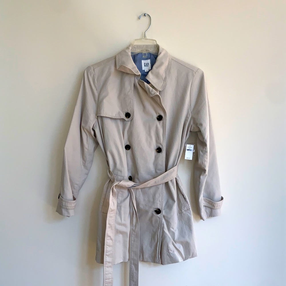 NWT Gap Short Trench Coat